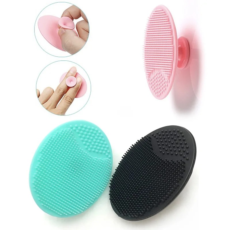 Silicone Face Scrubber Electric - 1/2 stuks, hoofdhuidmassageborstels voor shampoo, handmatige