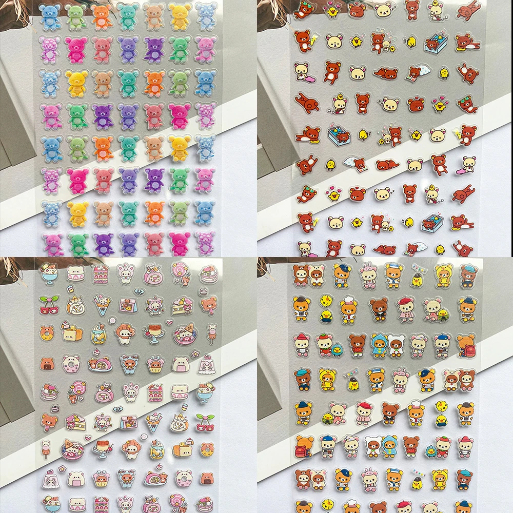 Nail Art - Pvc Super Mini Roze Rilakkuma Poster