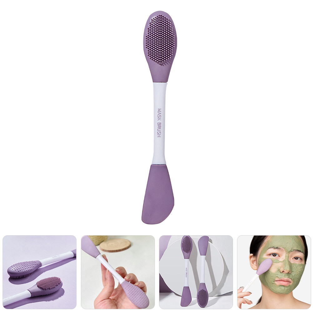 Silicone Face Scrubber Electric - Siliconen gezichtsmaskerborstel met dubbele kop voor