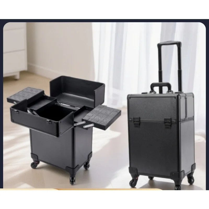 Makeup - Aluminiumlegering Pro Grote Capaciteit Rolbare Make-up