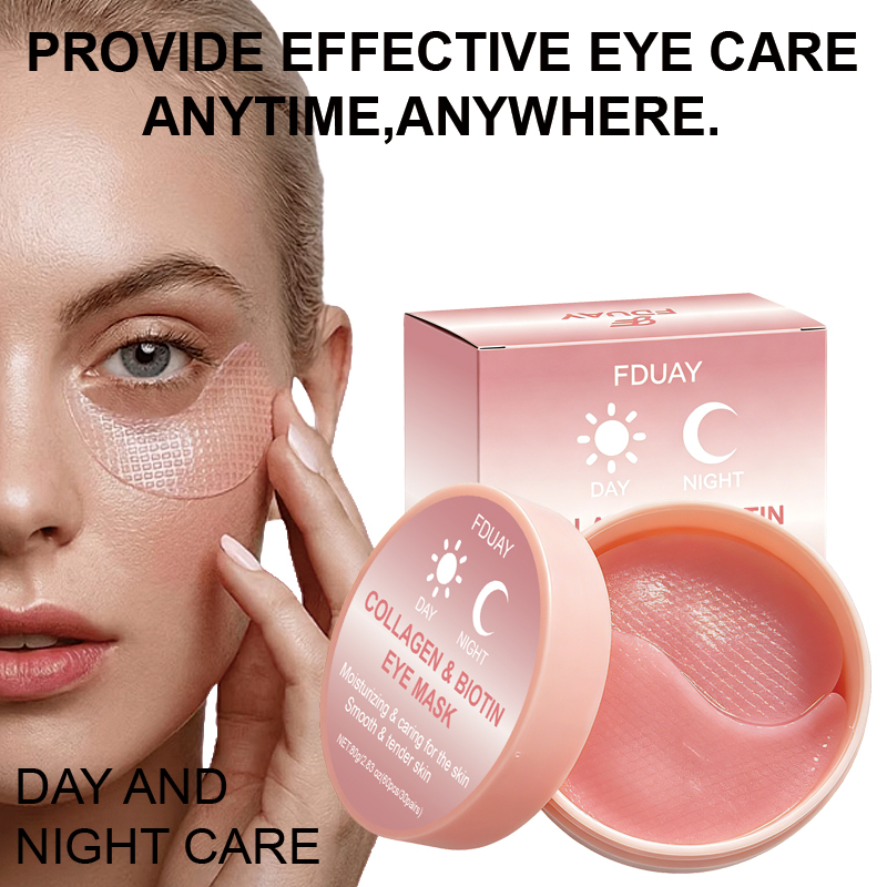 Collagen Under Eye Patches - FDUAY Biotine Collageen Dual-Effect Oogpatches 30
