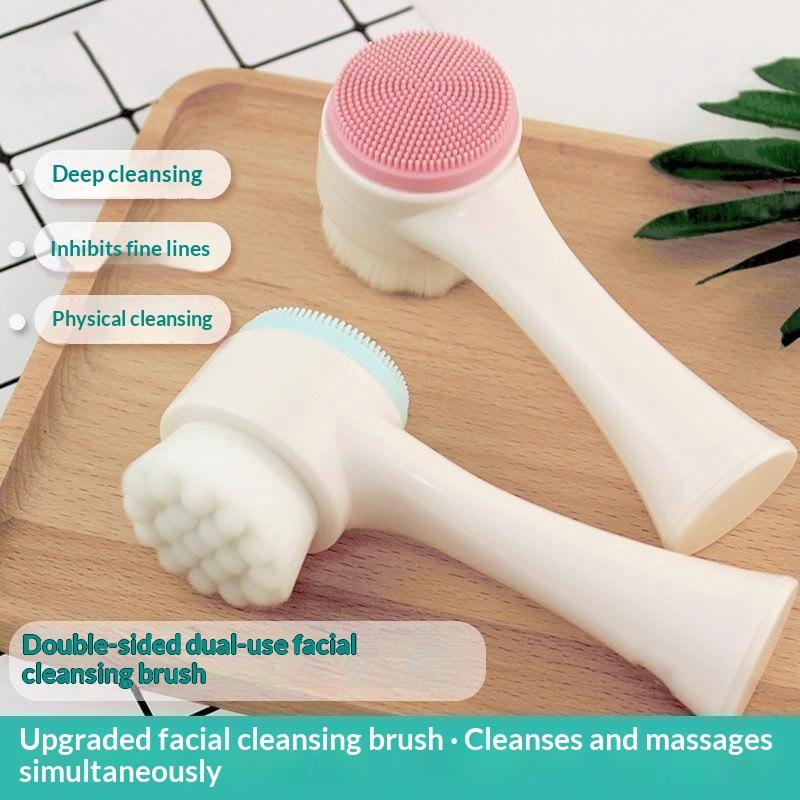 3D Dubbele Siliconen Gezichtsr - Silicone Face Scrubber Electric recensie en prijs