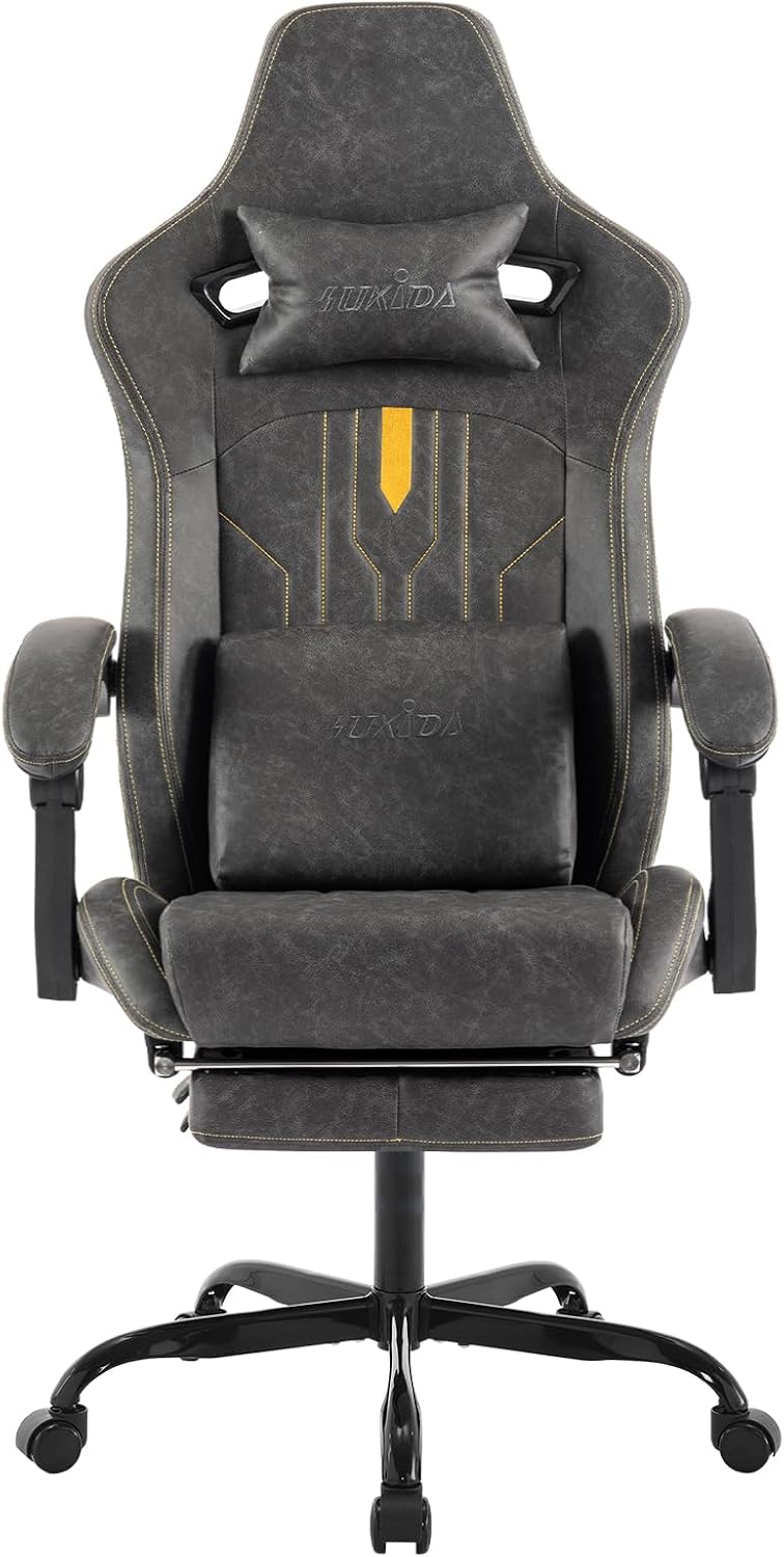 Gamingstoel met voetsteun, erg - Massage recensie en prijs