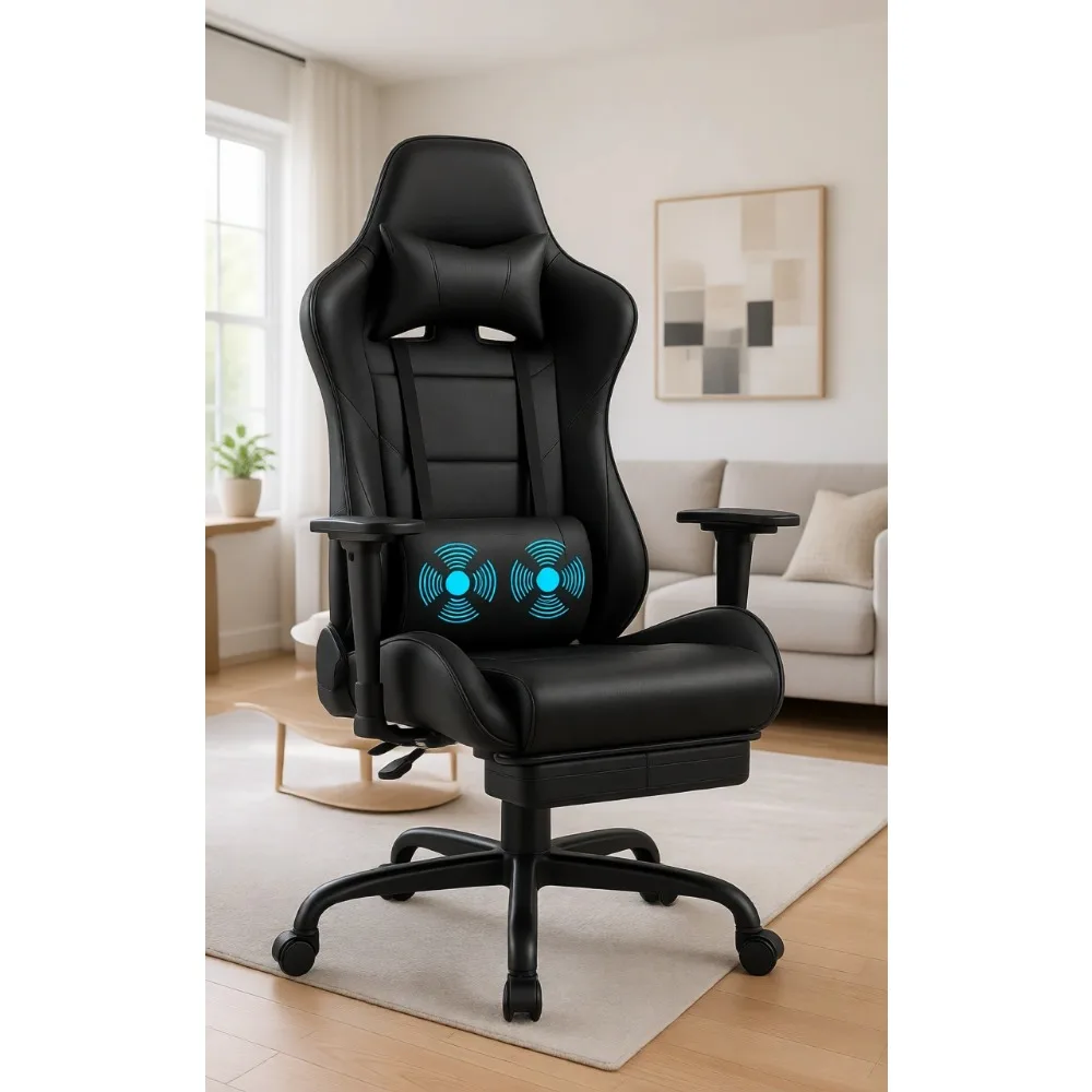 Gamingstoel met voetensteun, m - Massage recensie en prijs