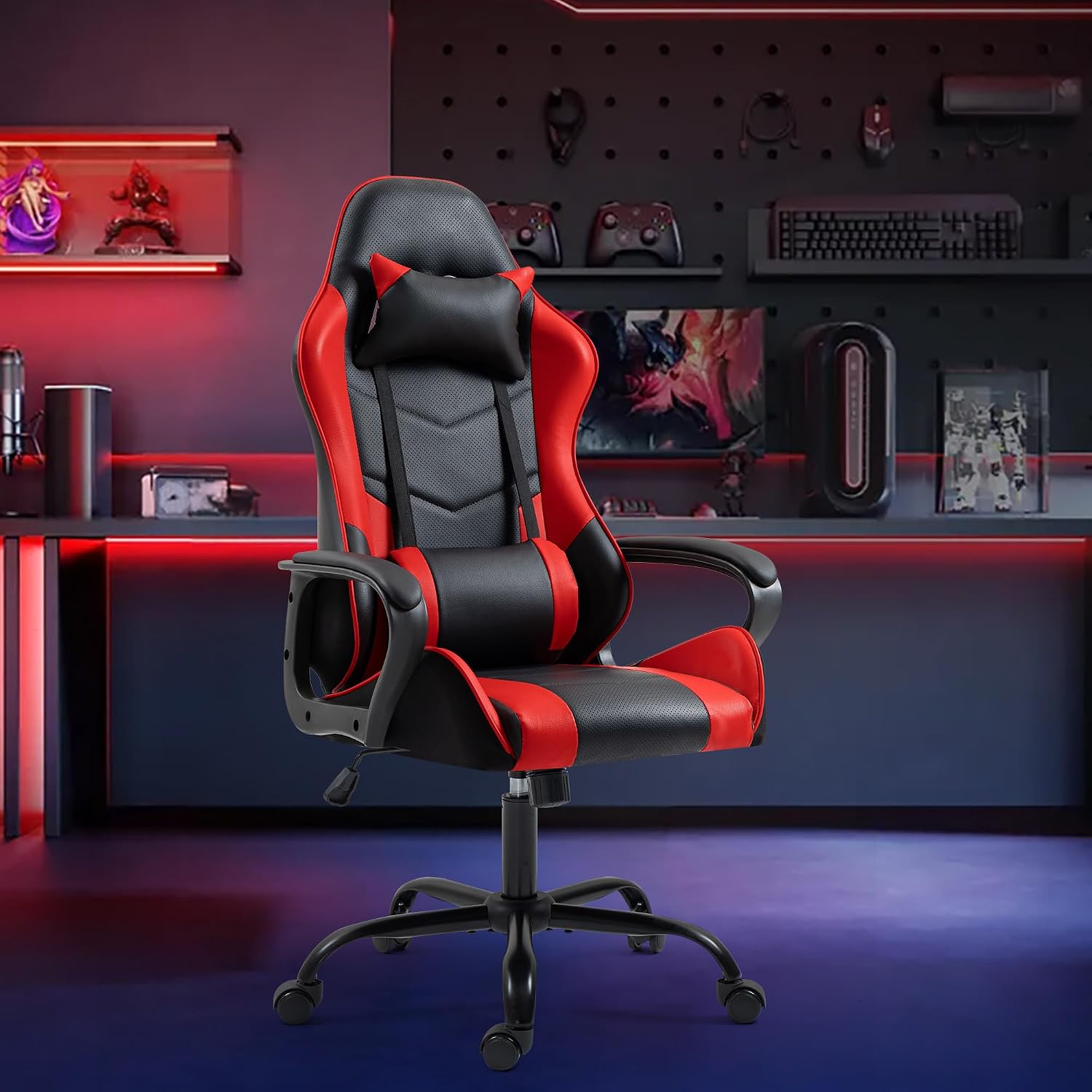 Rode ergonomische gamingstoel  - Massage recensie en prijs